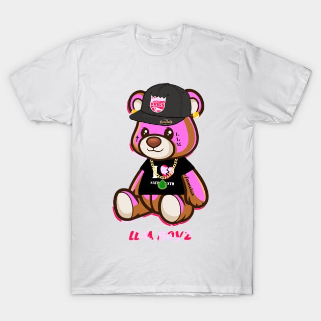 LLM BOYZ BEAR VALENTINES T-Shirt by Nine One Six Kix